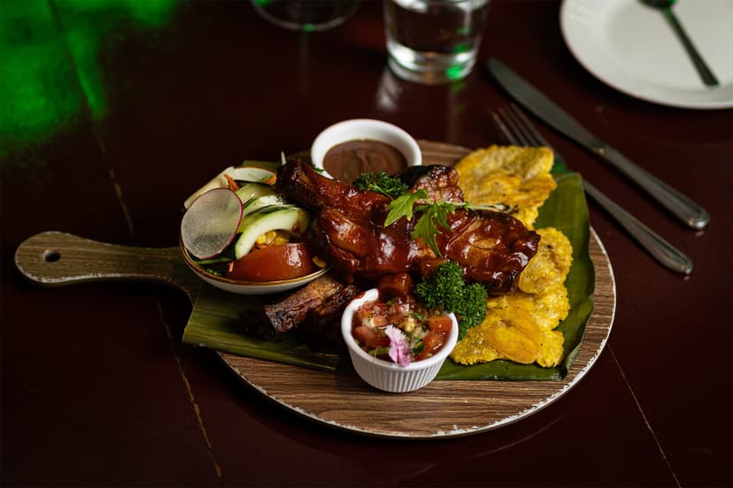 BBQ Pork Ribs at Nanku Tropical Bar & Steakhouse, La Fortuna