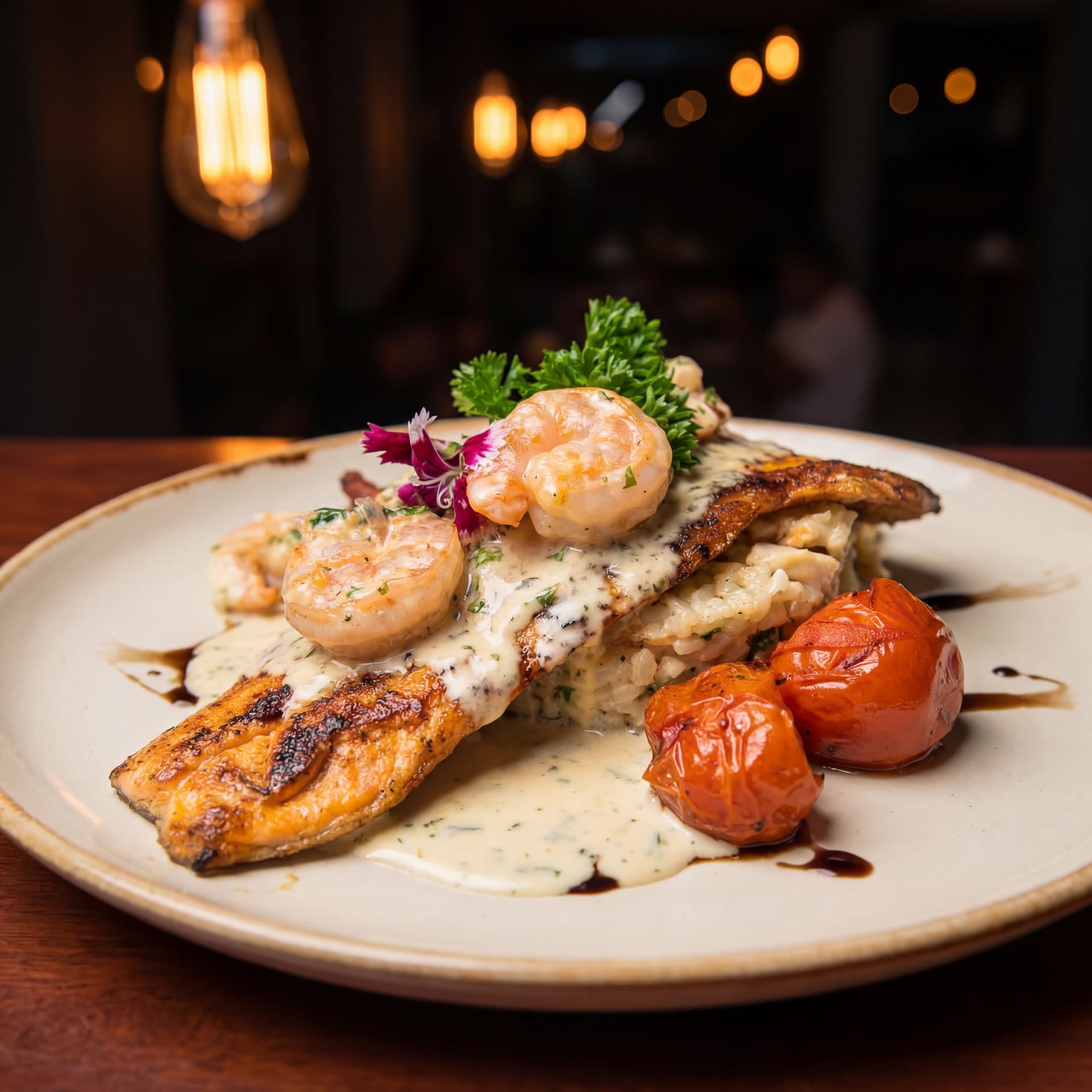 Trout With Creamy Sauce